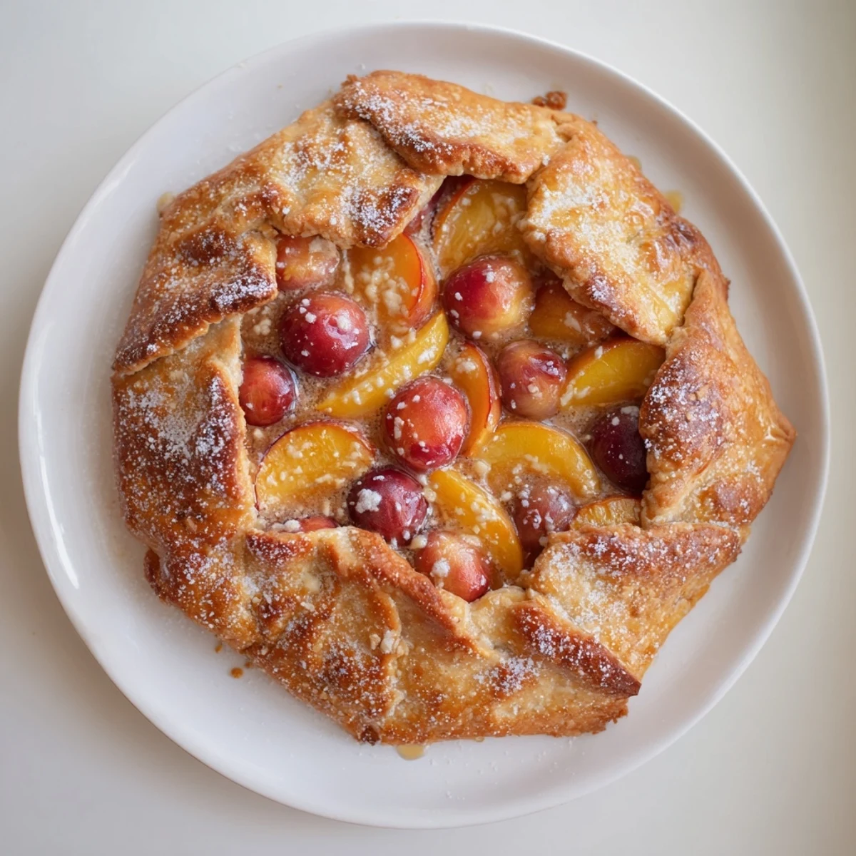 Honey Plum Galette Tart