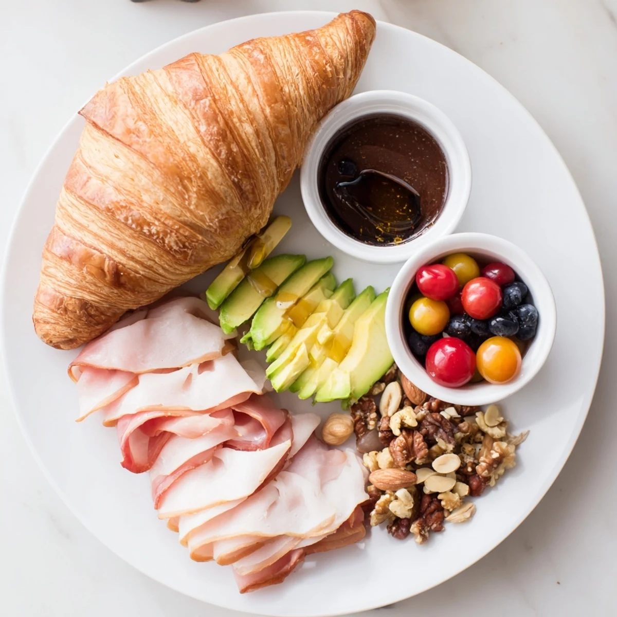 Cozy Fireplace Croissant Board