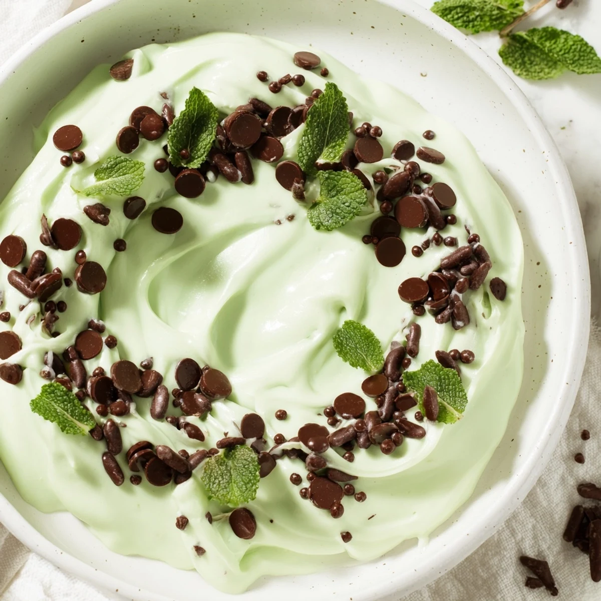 Mint Chocolate Chip Wreath