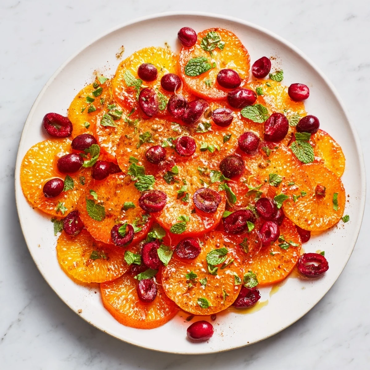 Winter Fruit Orange Cranberries