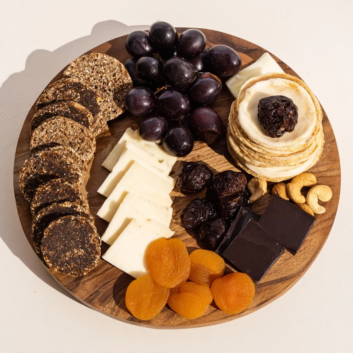 This savory Yin and Yang Balance Board offers a visually striking and delicious appetizer experience.