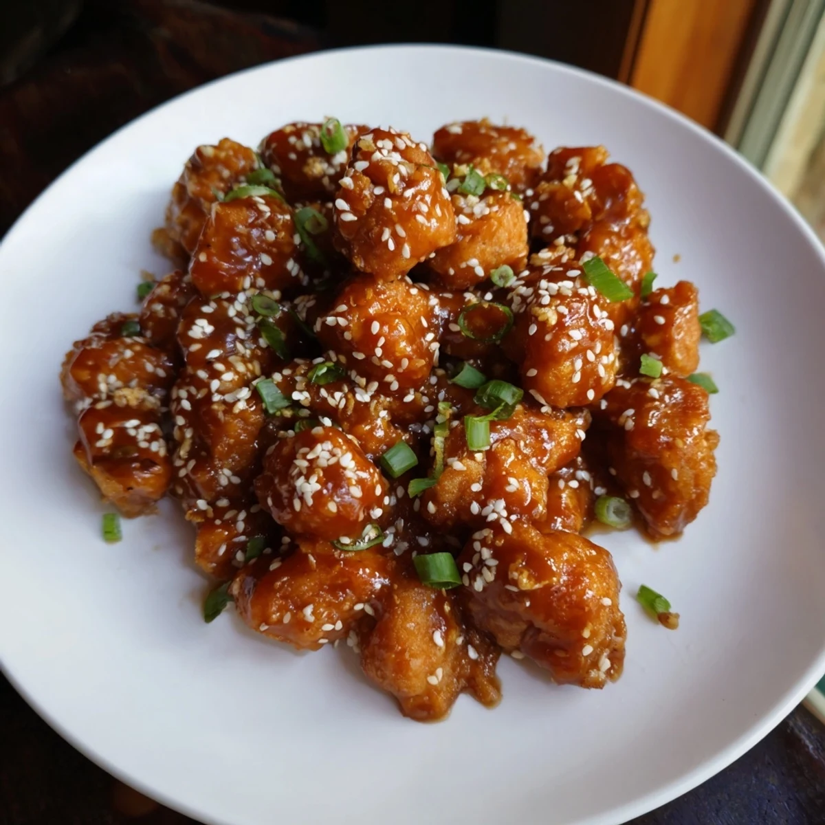 Honey Sriracha Chicken Bites