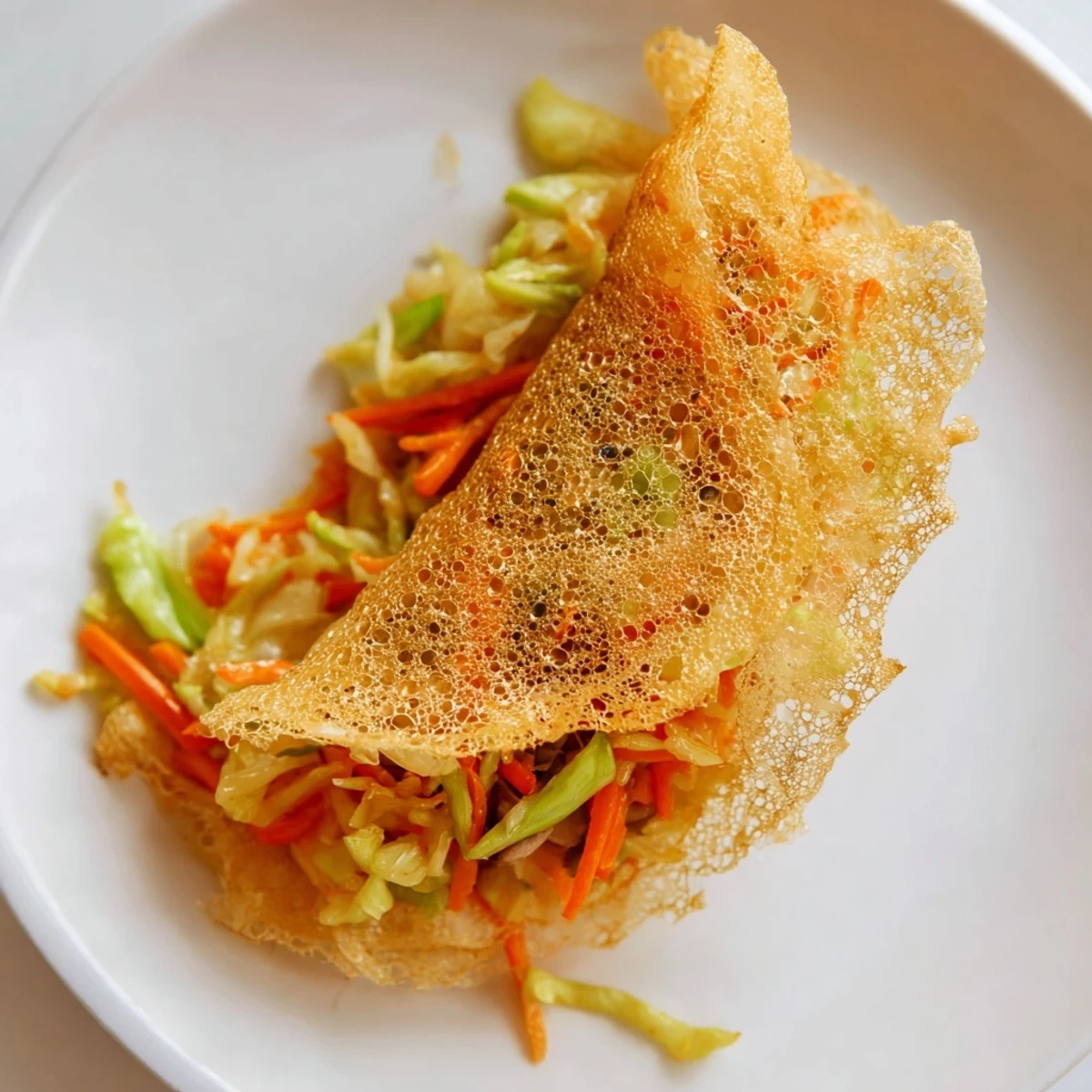 These homemade Crispy Rice Paper Dumplings have a delightful crunch and delicious veggie filling inside.