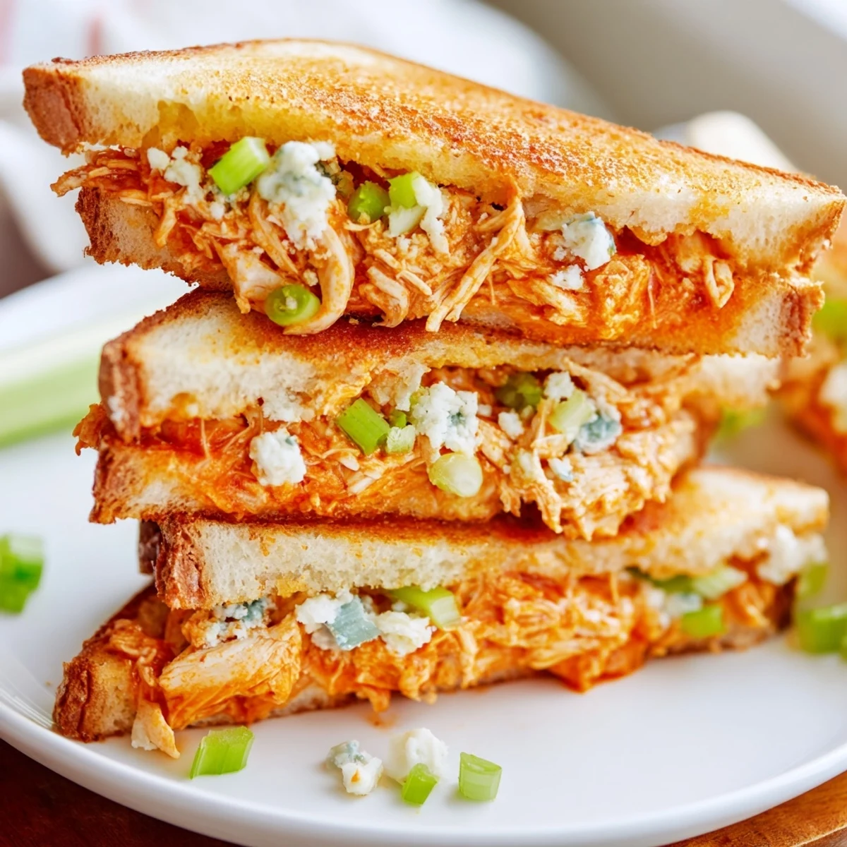 Buffalo Chicken Grilled Cheese