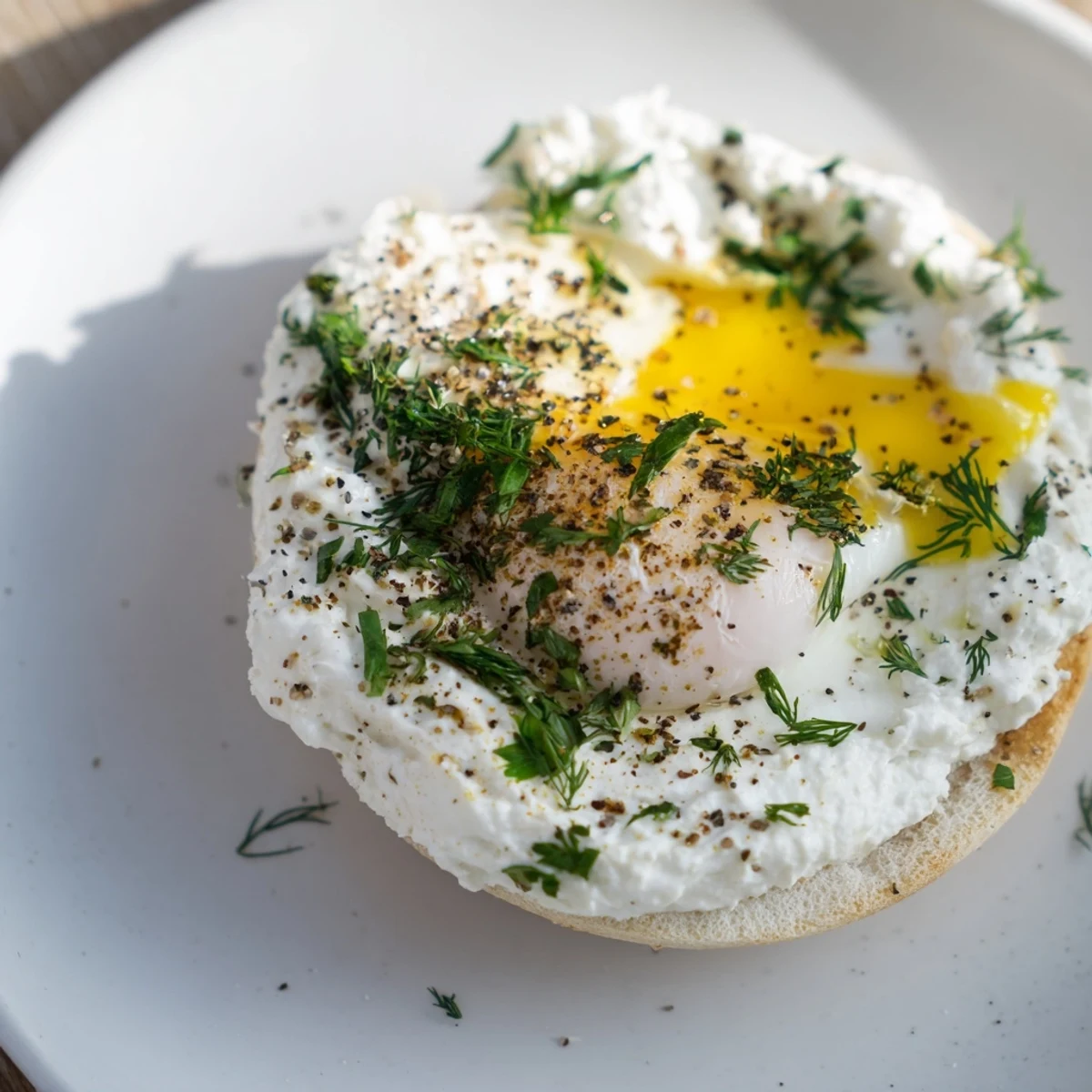 Elegant Çılbır Eggs Benedict recipe with spiced butter drizzled over fluffy poached eggs.