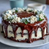 Spring Floral Drip Cake