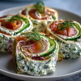 smoked salmon cucumber pinwheels