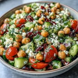 Cold Chickpea Lemon Herb Salad
