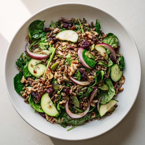 Light Forest-Inspired Wild Rice Salad