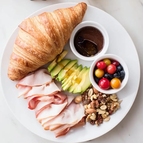 Cozy Fireplace Croissant Board