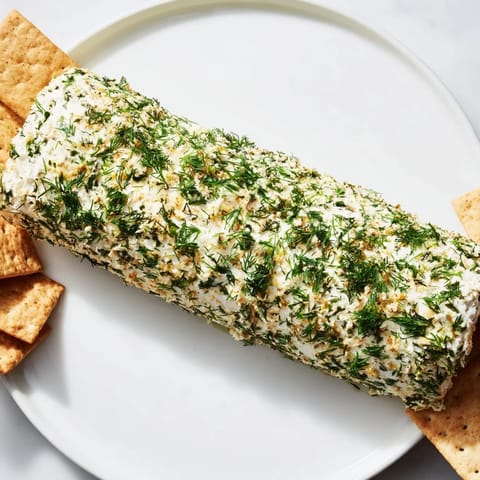 Herb-Coated Cheese Log