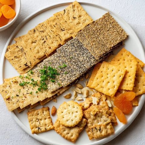 Gourmet Crackers Layered Fan
