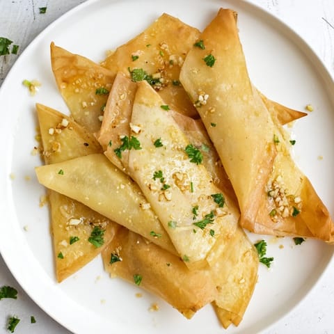 Crispy Garlic Lumpia Chips