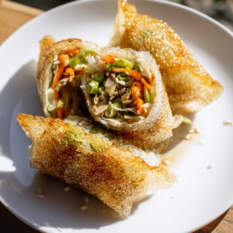 Crispy Rice Paper Dumplings