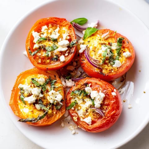 Tomato Feta Baked Eggs
