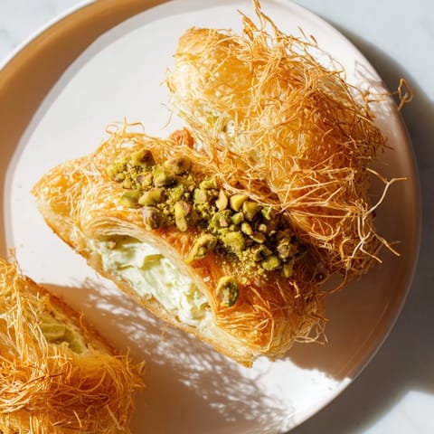 Pistachio Cream Croissants