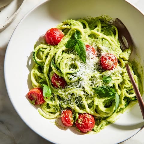 Avocado Pesto Zoodles
