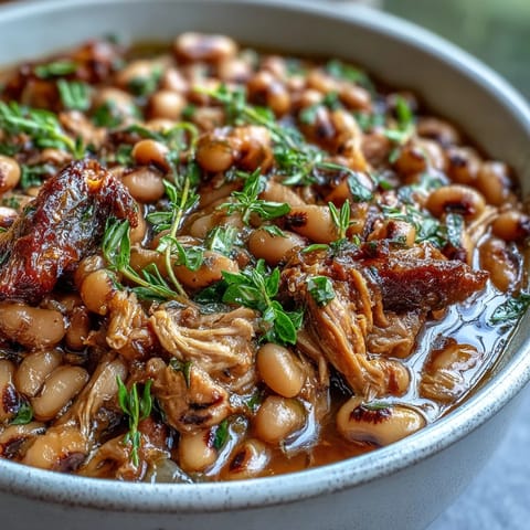 Crock-Pot Black-Eyed Peas Smoked Turkey