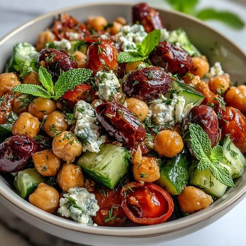 Healthy Easy Cucumber Chickpea