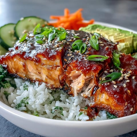 15-Minute Teriyaki Salmon Bowl