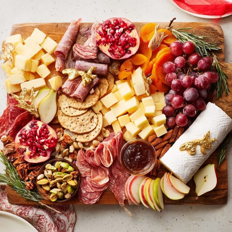 Taste the holiday cheer with this inviting Twelve Days of Christmas snack board, perfect for sharing and easy enjoyment.