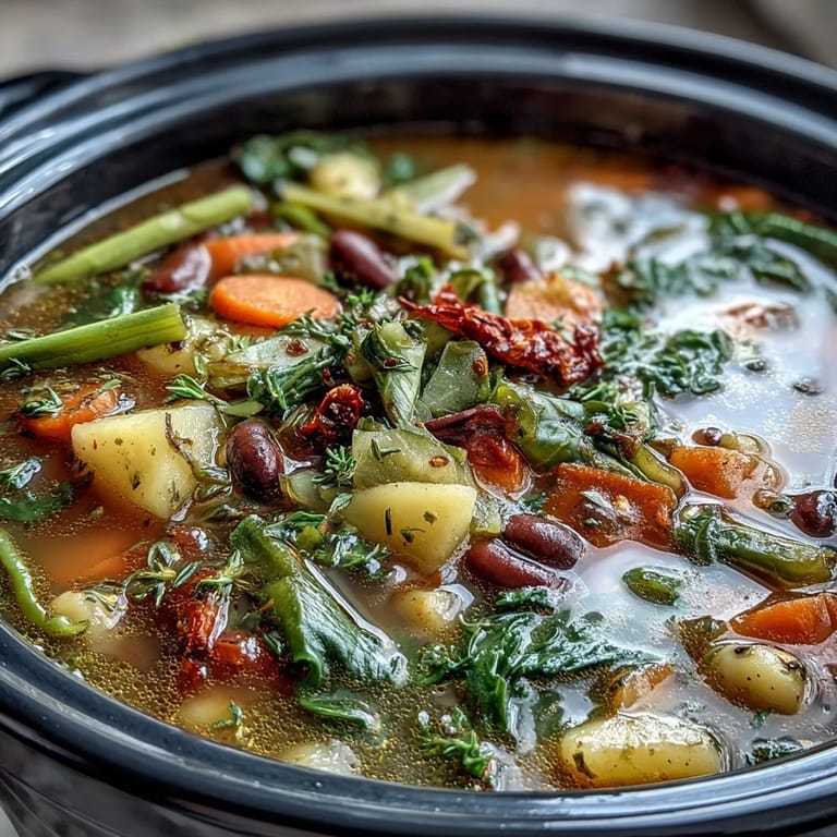 Soul Food Black-Eyed Pea and Collard Green Stew with hearty black-eyed peas, collard greens, and savory Southern spices.