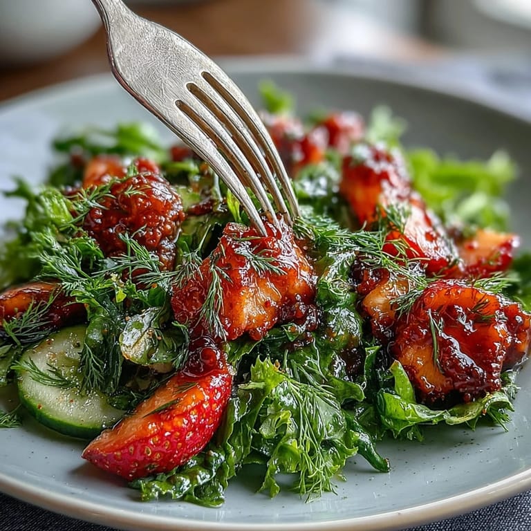 Colorful cucumbers, radishes, and scallions in a bright dill vinaigrette, perfect for spring gatherings.