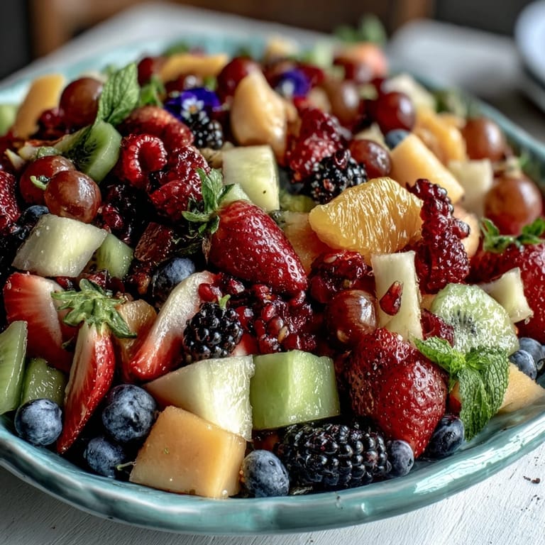 An artful arrangement of fresh fruit and edible blooms, creating a stunning centerpiece for any grad party table.